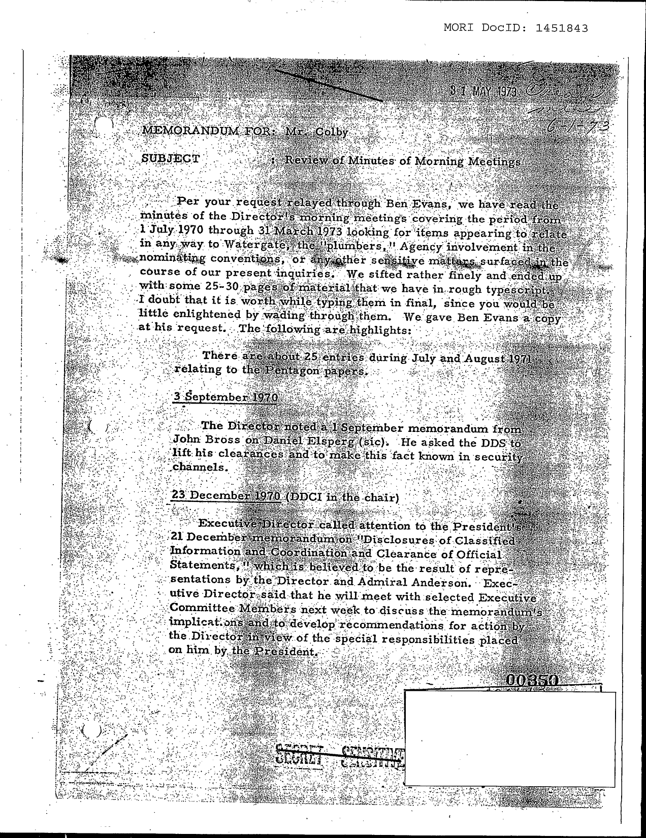 Family Jewels page 351 (scanned image)